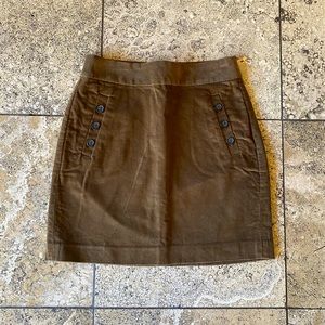 Banana Republic Brown Corduroy Skirt (NWOT)